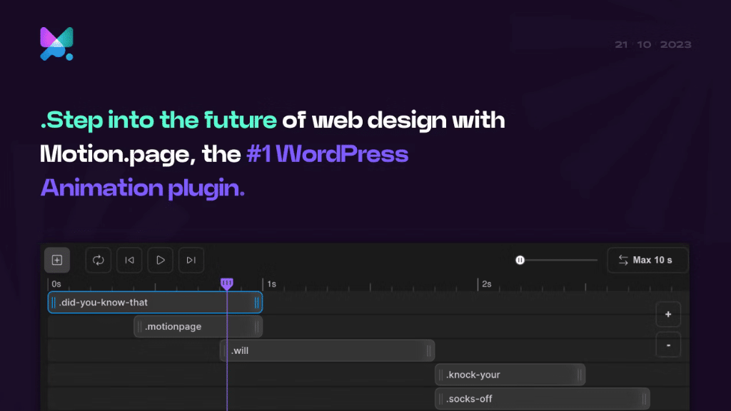 Motion page